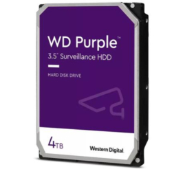 Slika izdelka: Trdi disk 4TB SATA3 WD42PURZ 6Gb/s 256MB Purple - primerno za snemalnike 24/7 delovanje