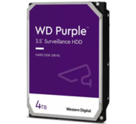 Slika izdelka: Trdi disk 4TB SATA3 WD42PURZ 6Gb/s 256MB Purple - primerno za snemalnike 24/7 delovanje