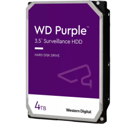Slika izdelka: Trdi disk 4TB WD WD43PURZ - Purple  256MB - primeren za snemalnike 24/7 (WD43PURZ)