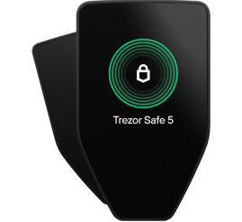 Slika izdelka: Trezor Safe 5, denarnica za Bitcoin in druge kriptovalute, USB-C, črna