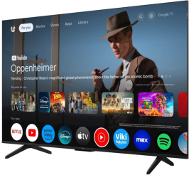 Slika izdelka: TV sprejemnik TCL 55,0" 139,7 cm 55P71K 4K QLED Google TV 3xHDMI 2xUSB BT WiFi RJ45  HDR10