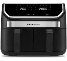 Slika izdelka: Ufesa digitalni zračni cvrtnik z dvojno posodo 9L Thunder 1700W