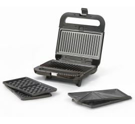 Slika izdelka: Ufesa Robson 3-v-1 opekač s snemljivimi ploščami – za sendviče, gofre in žar, 850 W