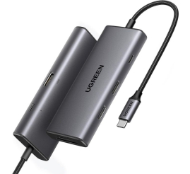 Slika izdelka: Ugreen 7v1 USB-C Hub (10Gbps USB 3.2, 4K@30Hz HDMI)