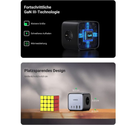 Slika izdelka: Ugreen DigiNest Cube 65W USB-C / AC 7v1 vtičnica