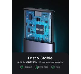 Slika izdelka: Ugreen M.2 NVMe SSD USB B-Key & M+B Key ohišje za disk