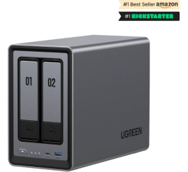 Slika izdelka: Ugreen NASync DXP2800 za 2+2 diska, Intel N100, 8GB DDR5, 2.5Gbe mreža