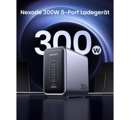 Slika izdelka: Ugreen Nexode 300W GaN II 5-portni USB polnilec - box