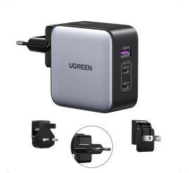 Slika izdelka: Ugreen Nexode 65W USB A + USB C potovalni polnilnik GaN II PD 3.0