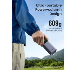 Slika izdelka: Ugreen prenosna polnilna baterija 25.000mAh, 200W s pametnim digitalnim zaslonom