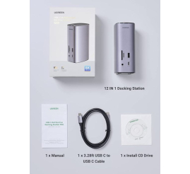 Slika izdelka: Ugreen Revodok Pro 312 USB-C Priklopna postaja 12v1 90325