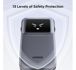 Slika izdelka: Ugreen Uno 10.000mAh 30w QC polnilna prenosna baterija z vgrajenim USB-C kablom