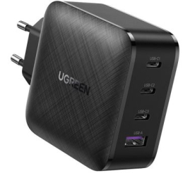 Slika izdelka: Ugreen USB-A in 3xUSB-C 65W  GaN hitri polnilec