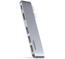 Slika izdelka: UGREEN USB-C Hub za MacBook (HDMI, USB-C, 2x USB 3.0) - box