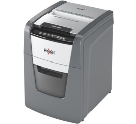 Slika izdelka: Uničevalec dokumentov Rexel 90X do 8 listov 20L 240 mm avtomatsko uničevanje do 90 listov