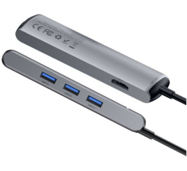 Slika izdelka: USB Type-C priklopna postaja BASEUS 6v1 (docking station) 