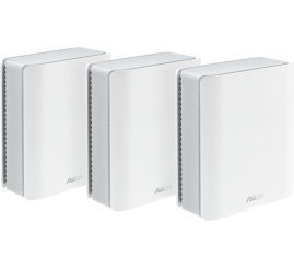 Slika izdelka: Usmerjevalnik Asus ZenWiFi BT10 (3-pack) WiFi7 802.11be MESH 2xWAN+1xLAN 8x notranja antena (90IG08Y0-MO3C20)