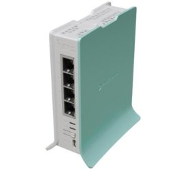 Slika izdelka: Usmerjevalnik brezžični Mikrotik hAP ax lite WiFi6 802.11ax AX600 574Mbit/s 4xLAN 1x notranja antena (L41G-2axD)
