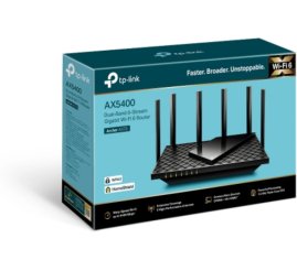 Slika izdelka: Usmerjevalnik brezžični TP-Link WiFi6 802.11ax AX5400 4804Mbit/s dualband MU-MIMO OFDMA 4xLAN 6x antena (ARCHER AX73)