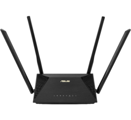 Slika izdelka: Usmerjevalnik brezžični Asus RT-AX53U WiFi6 802.11ax AX1800 1201Mbit/s MU-MIMO OFDMA dualband 3xLAN 4x antena (90IG06P0-MO3510)