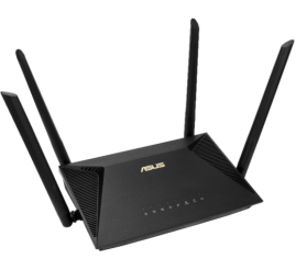 Slika izdelka: Usmerjevalnik brezžični Asus RT-AX1800U WiFi6 802.11ax AX1800 1201Mbit/s MU-MIMO OFDMA 3xLAN 4x antena (90IG06P0-MO3530)