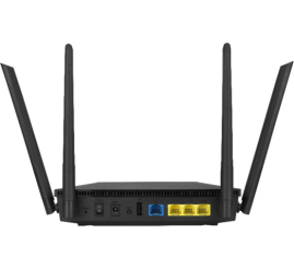 Slika izdelka: Usmerjevalnik brezžični Asus RT-AX53U WiFi6 802.11ax AX1800 1201Mbit/s MU-MIMO OFDMA dualband 3xLAN 4x antena (90IG06P0-MO3510)