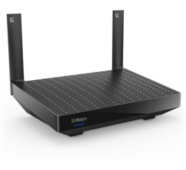 Slika izdelka: Usmerjevalnik brezžični Linksys HYDRA PRO 6 WiFi6 802.11ax AX5400 4804Mbps dualband OFDMA MESH 4xLAN 2x antena (MR5500-KE)