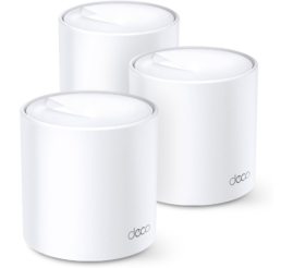 Slika izdelka: Usmerjevalnik brezžični mrežni sistem TP-Link Deco X20 WiFi6 802.11ax AX1800 1201Mb/s MESH OFDMA 2xLAN 4x notranja antena (TPLNC-DECOMX20_3)