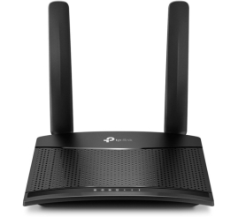 Slika izdelka: Usmerjevalnik brezžični TP-Link TL-MR100 WiFi4 802.11n N300 300Mbit/s 4G 2xLAN+1xWAN 2x antena
