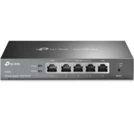 Slika izdelka: Usmerjevalnik TP-Link Omada Safestream 1000Mbit/s 3xLAN+WAN 4xLAN (TL-R605)