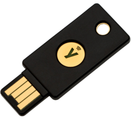 Slika izdelka: Varnostni ključ Yubico YubiKey 5 NFC, USB-A, črn