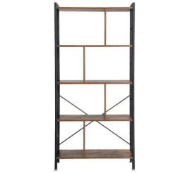 Slika izdelka:  VASAGLE 4-stopenjska univerzalna knjižna polica, rustikalno rjava