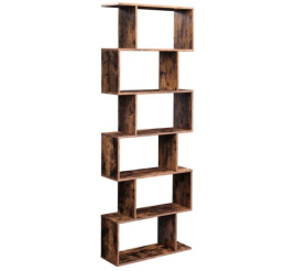 Slika izdelka: VASAGLE Lesena polica -  razstavne kocke, rustikalno rjava