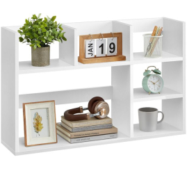 Slika izdelka: VASAGLE omara ali regal s 6 policami bela