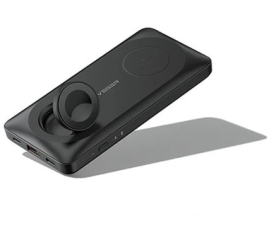 Slika izdelka: VEGER 3v1 prenosna baterija MagMulti 10000 mAh, črna