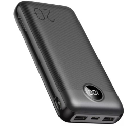 Slika izdelka: VEGER prenosna baterija L20s 20000 mAh, črna
