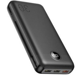 Slika izdelka: VEGER prenosna baterija L30 30000 mAh, črna