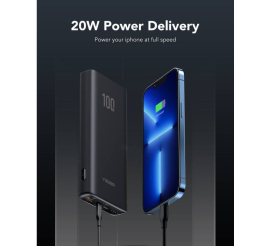 Slika izdelka: VEGER T100 PowerBank 20.000 mAh T100, črn