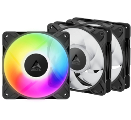 Slika izdelka: Ventilator Arctic P12 Pro PWM 120mm črna RGB (3 pack)