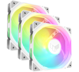 Slika izdelka: Ventilator Asus TR120 Reverse 120mm, bela ARGB (3 pack)