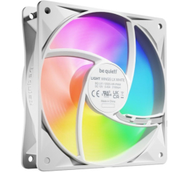 Slika izdelka: Ventilator be quiet! Light Wings LX High Speed 120mm bela RGB (3 pack)