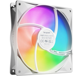 Slika izdelka: Ventilator be quiet! Light Wings LX High Speed 140mm bela RGB (3 pack)