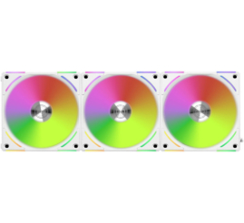 Slika izdelka: Ventilator Lian-Li UNI FAN AL120 V2 120mm, bela RGB (3 pack + kontroler)