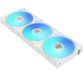 Slika izdelka: Ventilator Lian-Li UNI FAN AL120 V2 120mm, bela RGB (3 pack + kontroler)