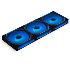Slika izdelka: Ventilator Lian-Li UNI FAN SL-INFINITY 120mm, črna ARGB (3 pack + kontroler)