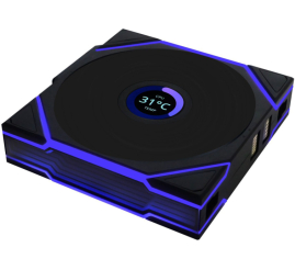 Slika izdelka: Ventilator Lian-Li UNI FAN TL Wireless LCD 120mm črna ARGB