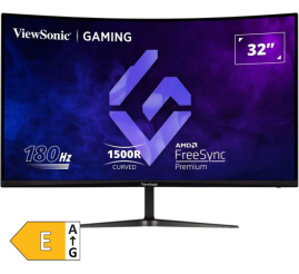 Slika izdelka: VIEWSONIC VX3218-PC-MHD 81,28cm (32") FHD VA 180Hz DP/HDMI FreeSync HDR10 ukrivljen gaming monitor
