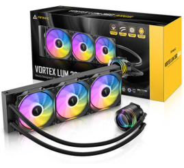 Slika izdelka: Vodno hlajenje Antec Vortex Lum - 360mm ARGB črna (0-761345-40055-8)