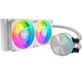 Slika izdelka: Vodno hlajenje Cooler Master MasterLiquid PL240 Flux - 240mm ARGB bela (MLY-D24M-A23PZ-RW)