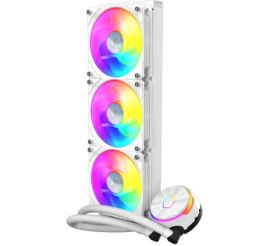 Slika izdelka: Vodno hlajenje Cooler Master MasterLiquid PL360 Flux - 360mm ARGB bela (MLY-D36M-A23PZ-RW)